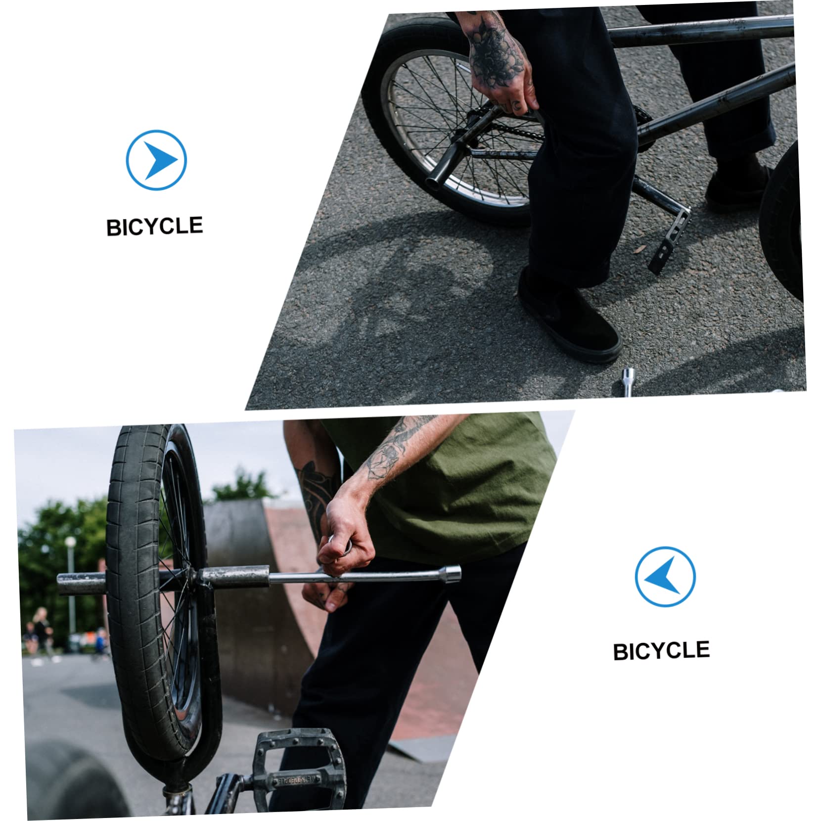 Toyvian 1Juego Conjunto de Accesorios para Bicicleta de Bielas de Compatible con Bicicletas de Individual Instalación y Durabilidad