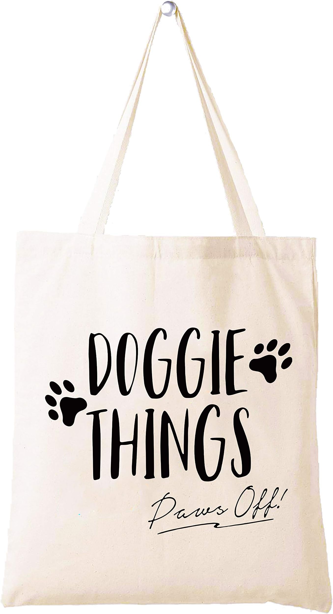 LIBIHUA Birthday,Christmas Gift,Reusable Shoulder Bag,Cute Pet Shopping Tote Bag,Unique Pet Present- Pet Mom Present,Cute Dog Paw Prints,Doggie Things