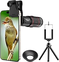 Evil Eye 18X Teleobjektiv – BAK4-Prisma, FMC-Vergütung, Ultraleichtes Design, Dual-Modus mit Stativ, Kompatibel mit iPhone 12–17 & Android, Ideal für Reisen, Tierbeobachtung & Sportveranstaltungen