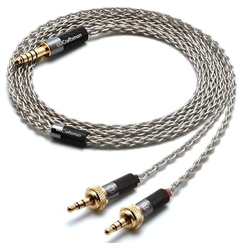 6N Single Crystal Silver Upgrade Headphones Cable 4Pin XLR/2.5mm/4.4mm Balance Headphone Upgrade Cable for Sony MDR-Z7 MDR-Z7M2 MDR-Z1R 4.4mm Plug