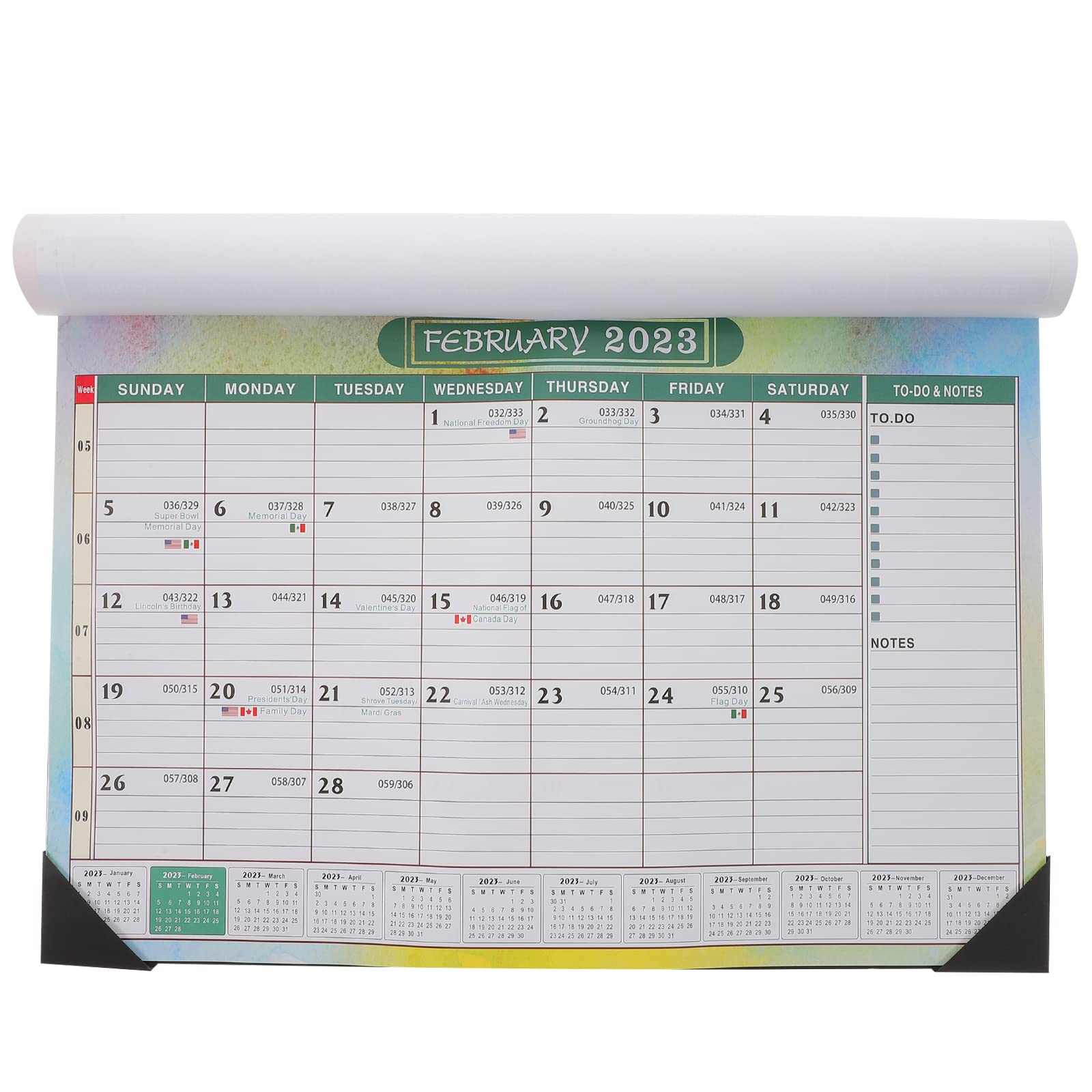 Wandkalender Juli 2023 bis Dezember 2023 12 Monate Familie Schule Monatsplaner Perfekt zum Planen Und Organisieren (011)