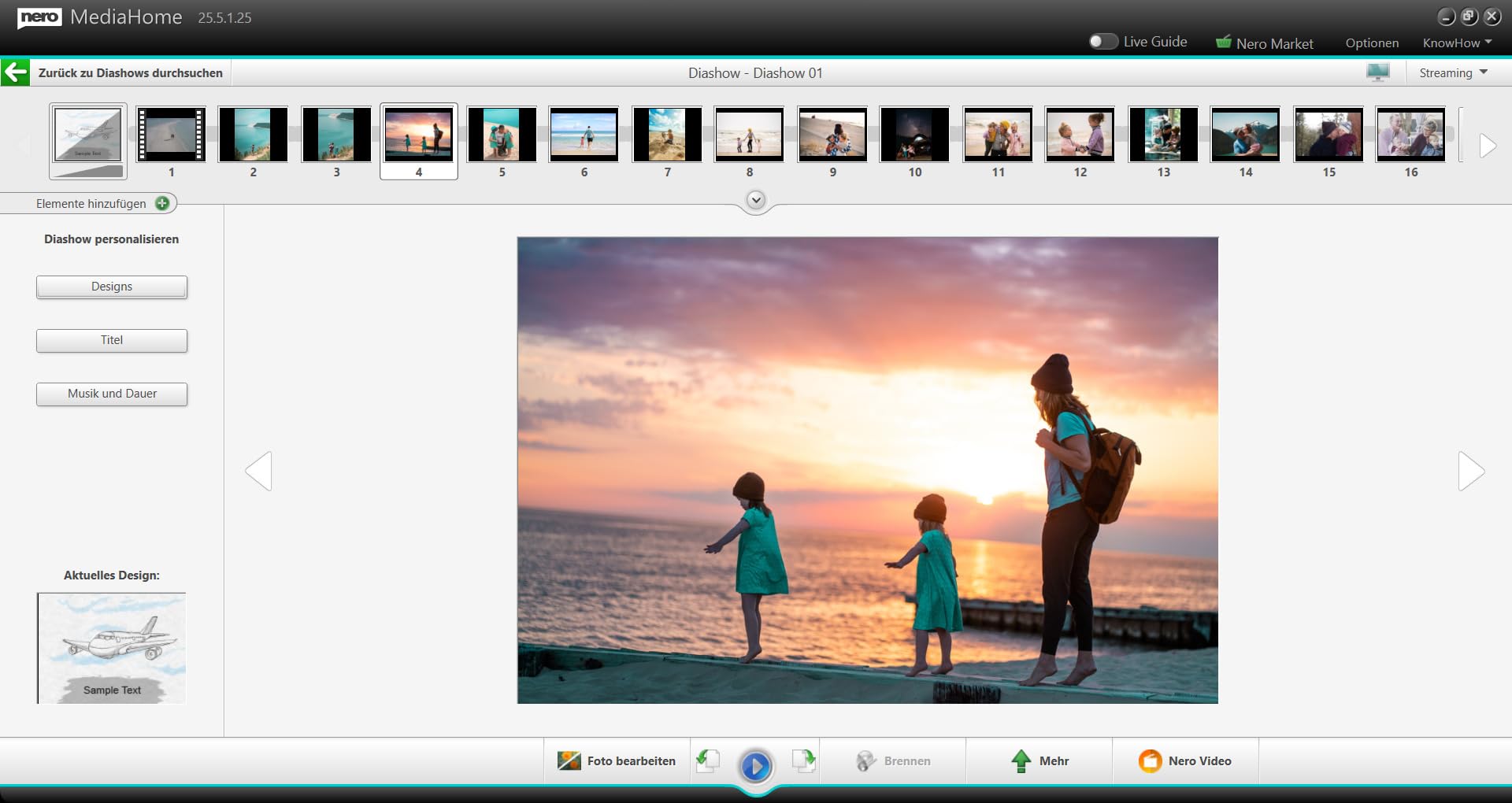 Nero MediaHome Slideshow Maker | Beeindruckende Diashows mit Musik, Titeln & Effekten erstellen | Fotos & Videos kombinieren | unlimitierte Lizenz | 1 PC | Windows 11 / 10 / 8 / 7