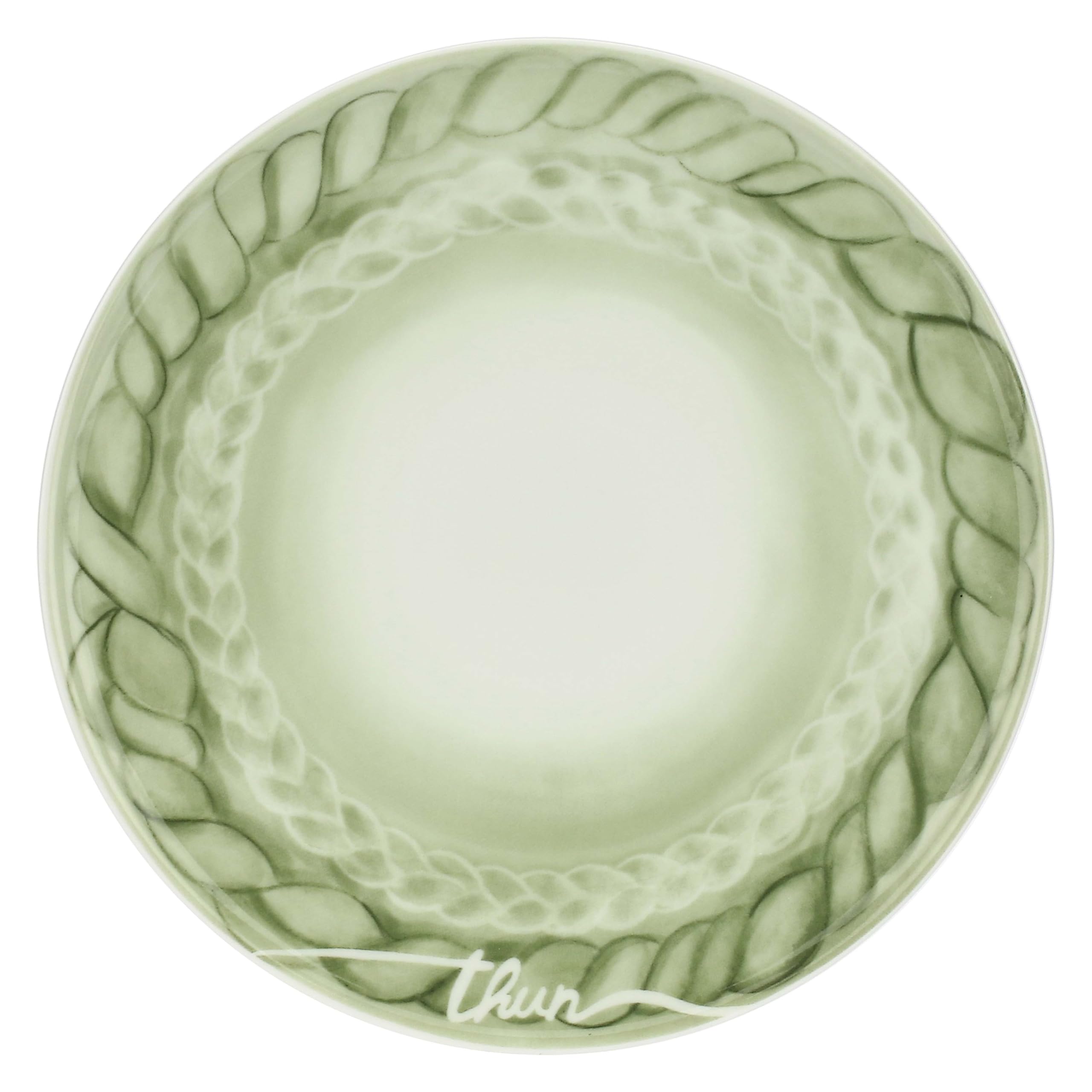 THUN, Alzatina in Porcellana, Linea AbbracciAMI, Alzatina da Collezione, Idea Regalo per Natale, Ø 20.7 cm, 9.65 cm h