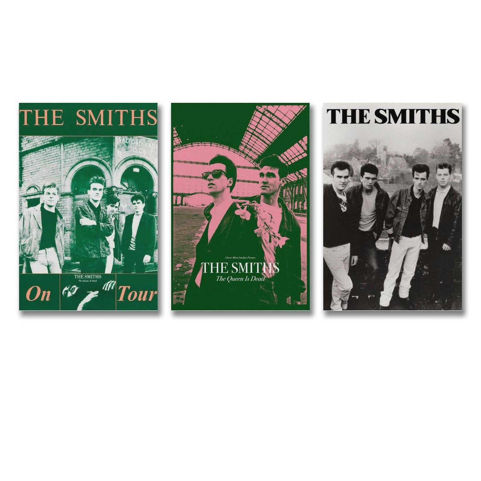 The Poster Smiths Music Rock Band Vintage Wandkunst Leinwand Poster Zimmer Dekorativer ästhetischer Druck Dekor 20 x 30 cm 3 Stück Stil 1