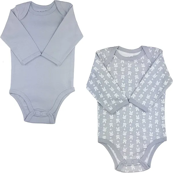 123 Bear Baby Bodysuits 100% Combed Cotton Unisex Boys Girls