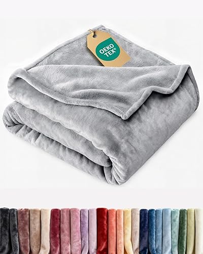 Ultra Soft Fleece Blanket Queen Size - Flannel Fleece Luxury