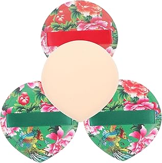 Happyyami 4pcs Diseño Floral Belleza Puff Maq...