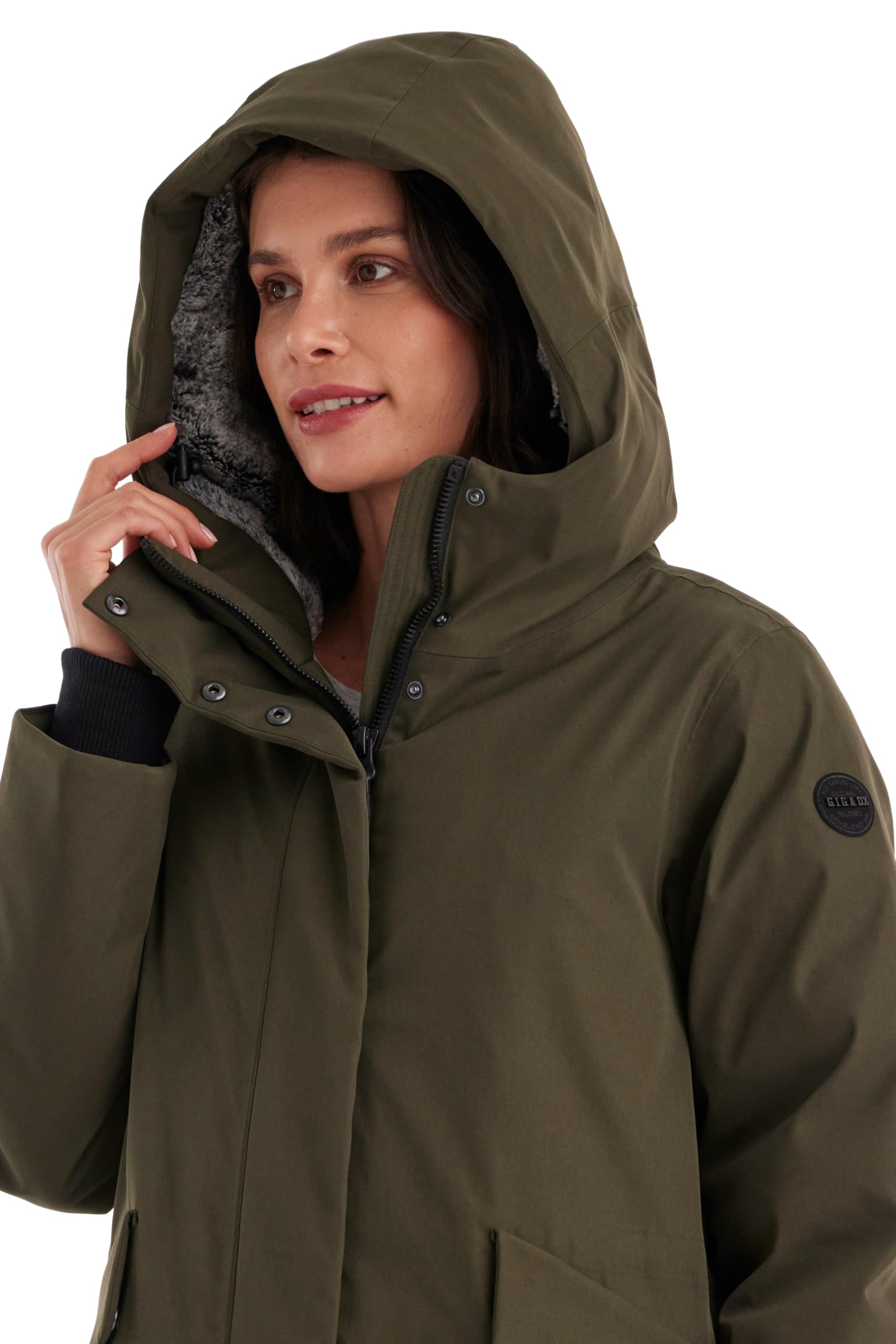 G.I.G.A. DX Gw 12 Wmn Prk Parka funcional/parka impermeable con capucha Mujer