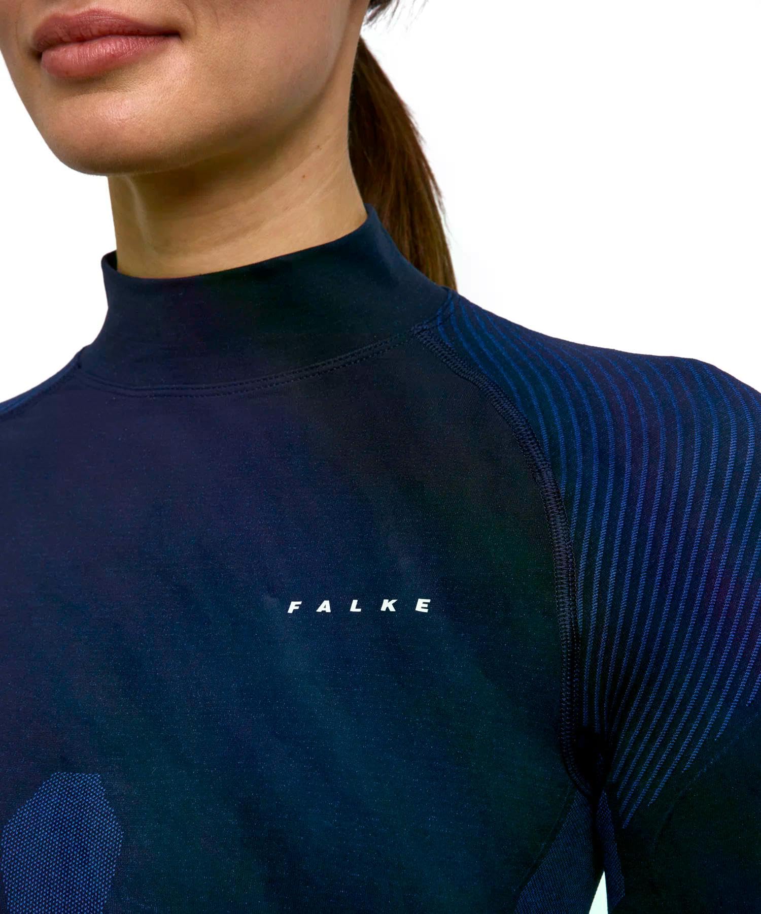 Falke Damen Warm Turtleneck Funktionsshirt Langarm schnelltrocknendes atmungsaktives nachhaltiges Funktionsmaterial für milde bis kalte Temperaturen warme Funktionsunterwäsche 1 Stück | für optimalen Feuchtigkeitstransport