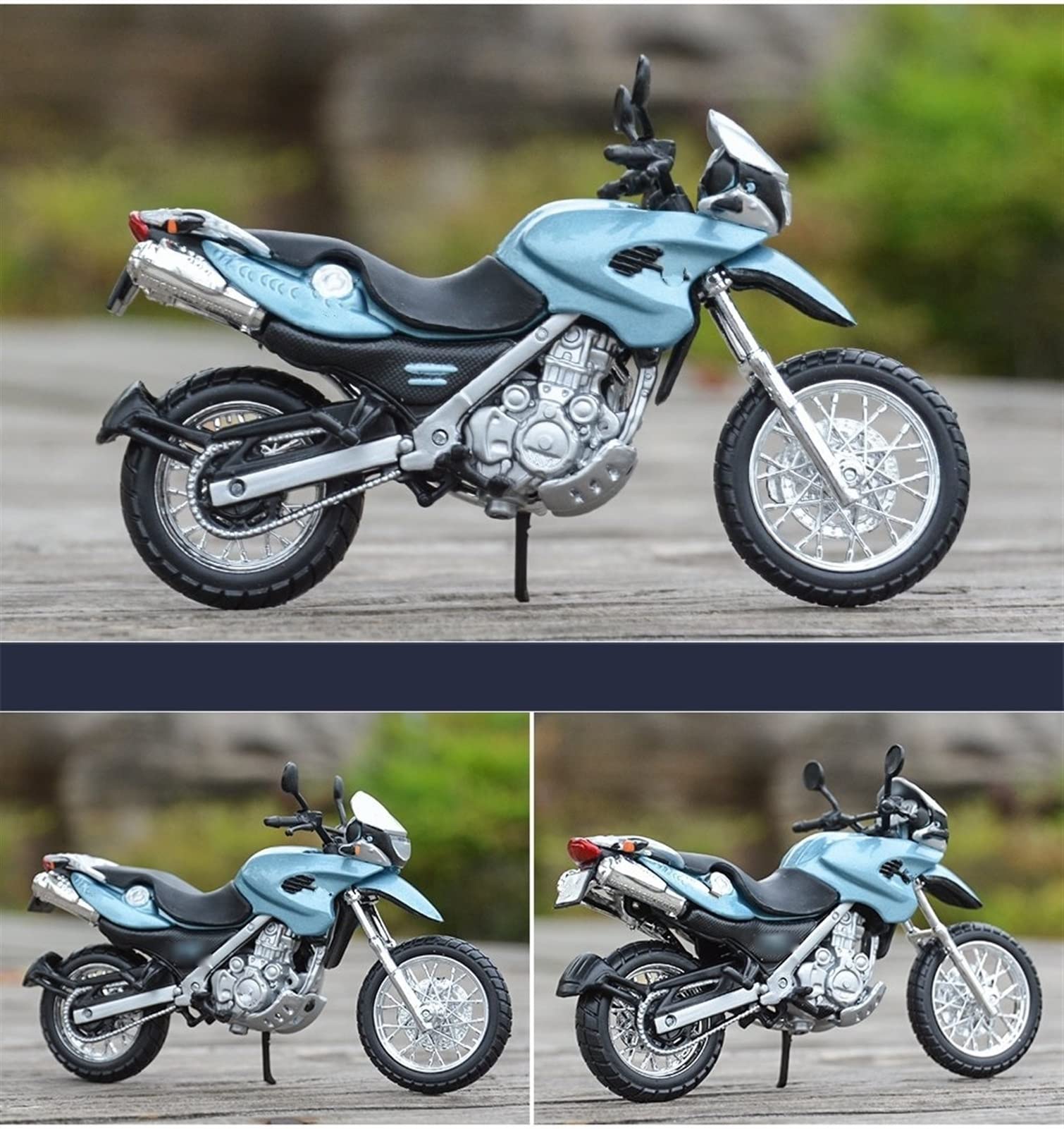 1:18 per F 650 GS Blue Static Die Cast Veicoli da Collezione Hobby Modello di Moto Collezione per Adulti Giocattoli
