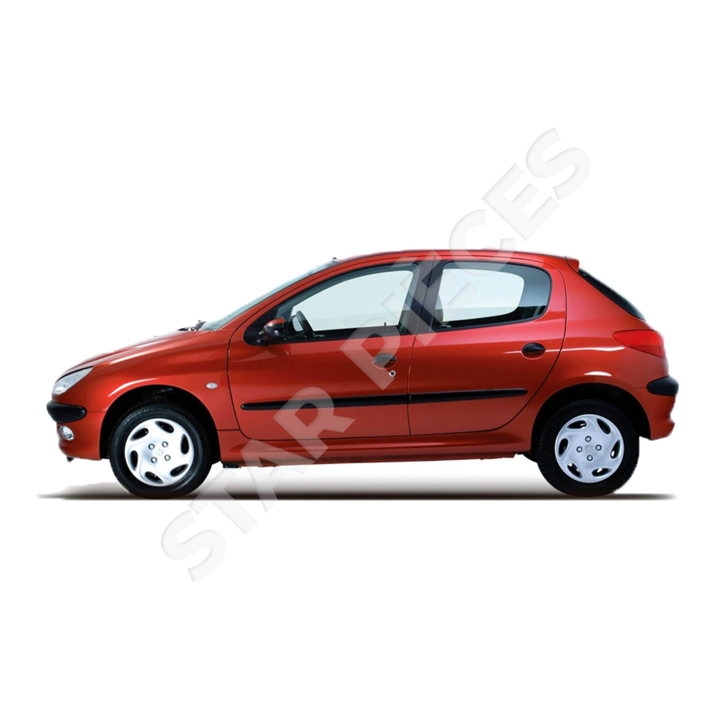 2 verins de coffre compatibles pour 206 et 206+ (1998-2013) Vérins de hayon | 8731E6, 9624602280, 51023704
