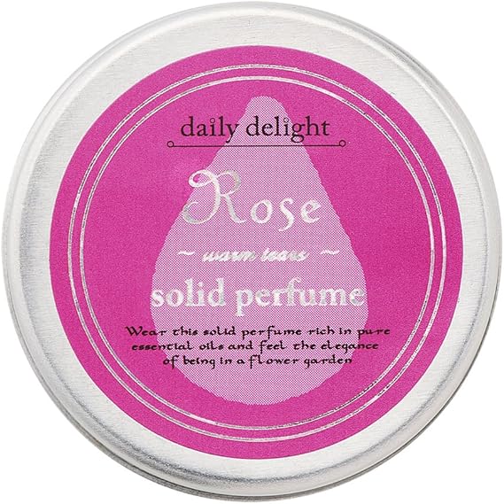 Amazon デイリーディライト 練り香水 ローズ 10g 香水 携帯用 ソリッドパフューム アルコールフリー やさしくやさしく包み込むローズの香り Daily Delight デイリーディライト ビューティー 通販