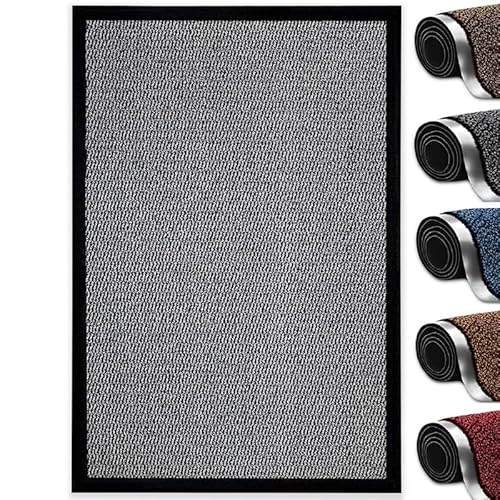 Abaseen Dirt Trapper Door Matts Indoor | Non Slip Rubber Backed Door Mats Outdoor | Heavy Duty Super Absorbent Doormats | Kitchen Mat | Floor Mat | Small, Medium, Large, Extra Large Washable Door Mat