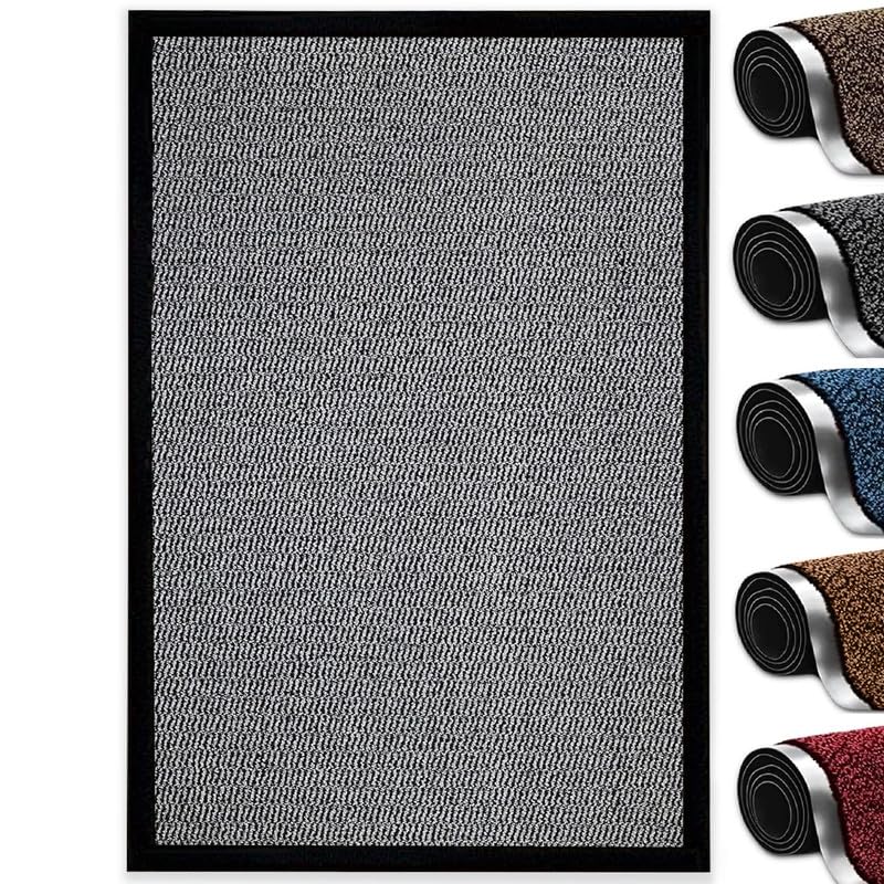 Abaseen Dirt Trapper Door Matts Indoor | Non Slip Rubber Backed Door Mats Outdoor | Heavy Duty Super Absorbent Doormats | Kitchen Mat | Floor Mat | Small, Medium, Large, Extra Large Washable Door Mat โ image 1