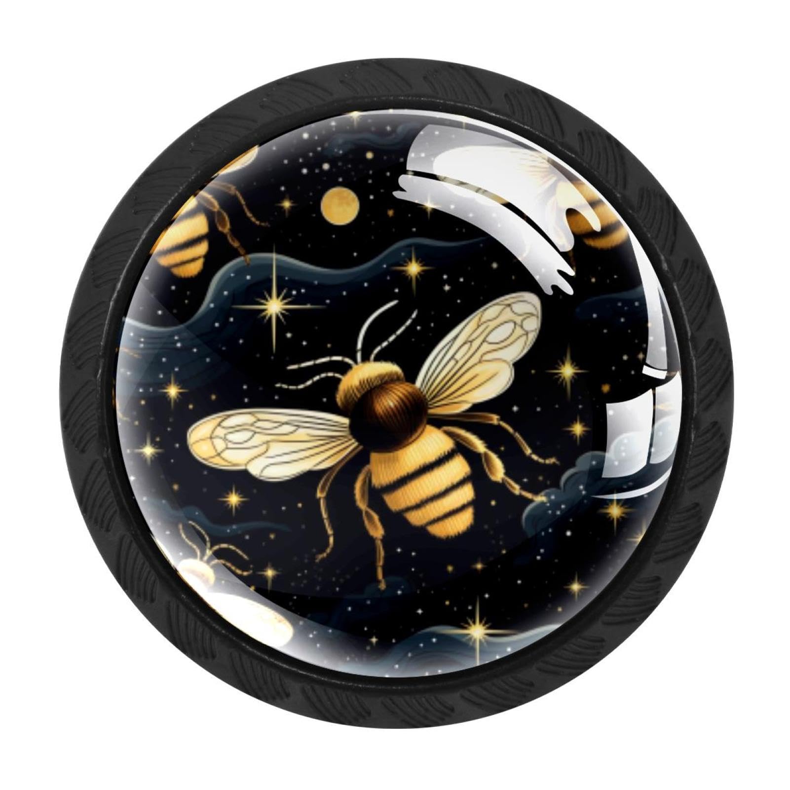 Chenzzzz Multicolored 19 4 Pack Starry Bee Drawer Knob Cabinet Hardware