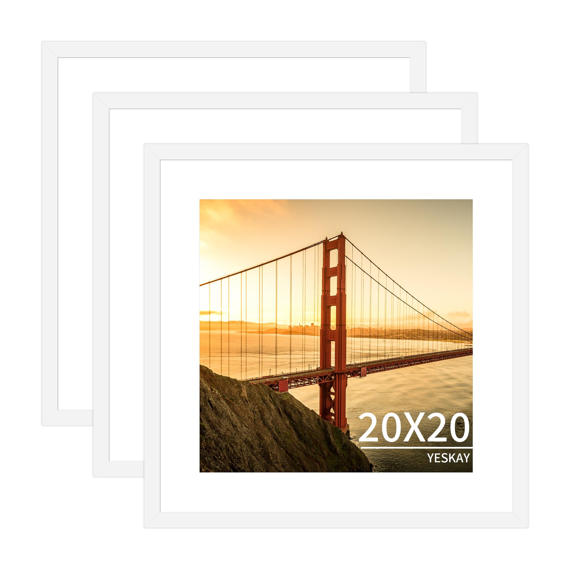 YESKAY 20x20 Picture Frame 3 Pack