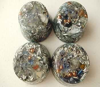 オルゴン波動 トシマクマヤコンのふしぎ波動チェッカー ブルー（ホタル硝子