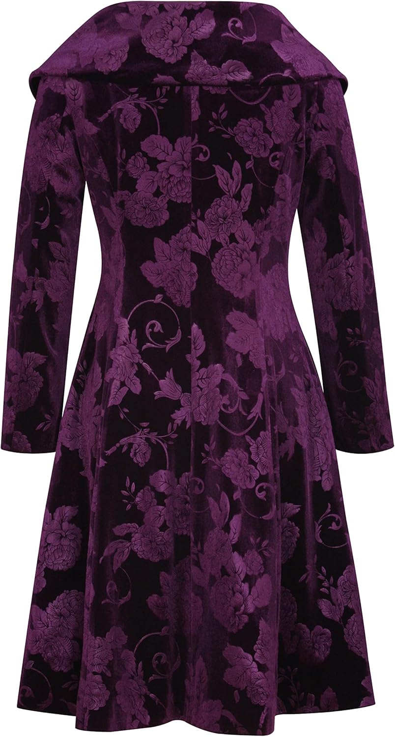 CHIC STAR Womens Velvet Jacket Coat