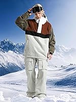 Vista 24 de Chaquetas de esquí para hombre, abrigos de snowboard para mujer, chaqueta impermeable para deportes de invierno, resistente al viento, cálida Todo