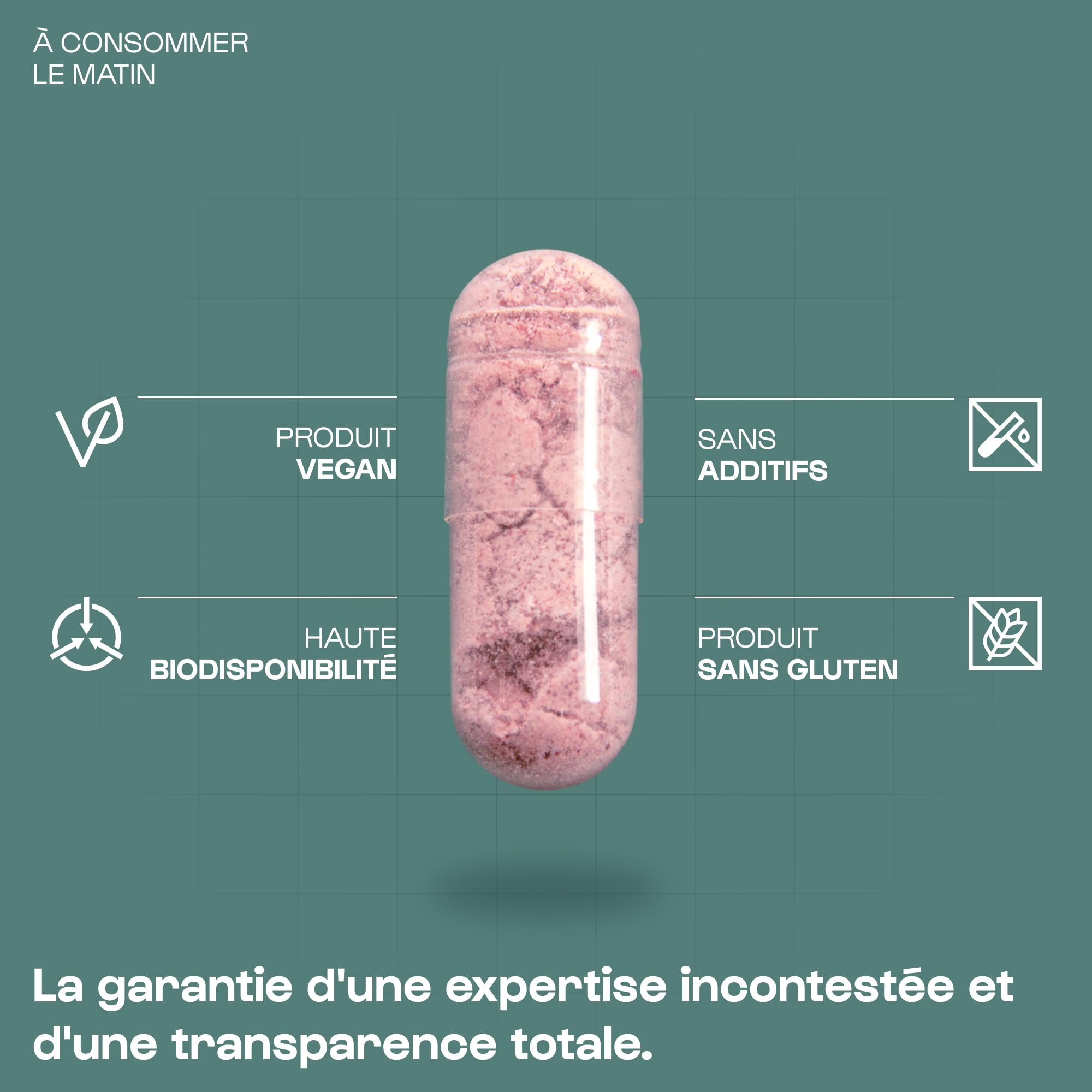 Nutrielement - Mix Focus - 30 gélules - Pre Workout - Astaxanthine - Citicoline - Caféine - Qualité Brevetée - Booste les Performances Physiques et Cognitives | By Nutrimuscle