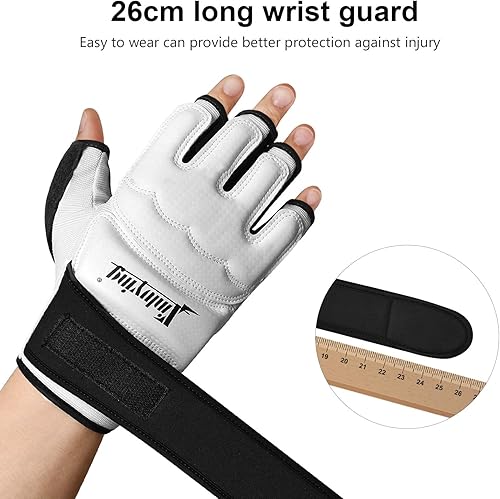 Miniatura 5 de Xinluying Saco de boxeo artes marciales mixtas Sparring Grappling Muay Thai Taekwondo entrenamiento guantes de piel sintética  Muñequeras