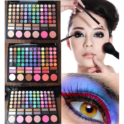 Miniatura 6 de Sombra de Ojos Pure Vie Profesional 96Colores Paleta Maquillaje Kit de contorneado
