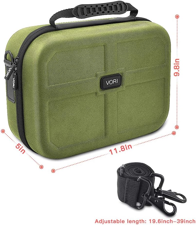 Top Rated VORI Carrying Case for Nintendo Switch/Switch OLED Model (2021), Protective Hard Portable EVA Travel Carry Case Storage Shell Pouch for Nintendo Switch Console Pro Controller & Accessories Green