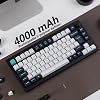 لوحة مفاتيح ميكانيكية مخصصة Keychron Q1 Max QMK/VIA، مقبض معدني كامل قابل للبرمجة 2.4 جيجا هرتز/بلوتوث/لوحة مفاتيح سلكية مع مفتاح Gateron Jupiter Banana Switch القابل للتبديل السريع RGB لنظام التشغيل Mac Win Linux - تخطيط المملكة المتحدة
