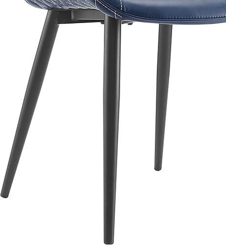 Miniatura 9 de Linon Home Decor Products Linon Maisy Juego de 2 sillas de comedor azules, azul marino