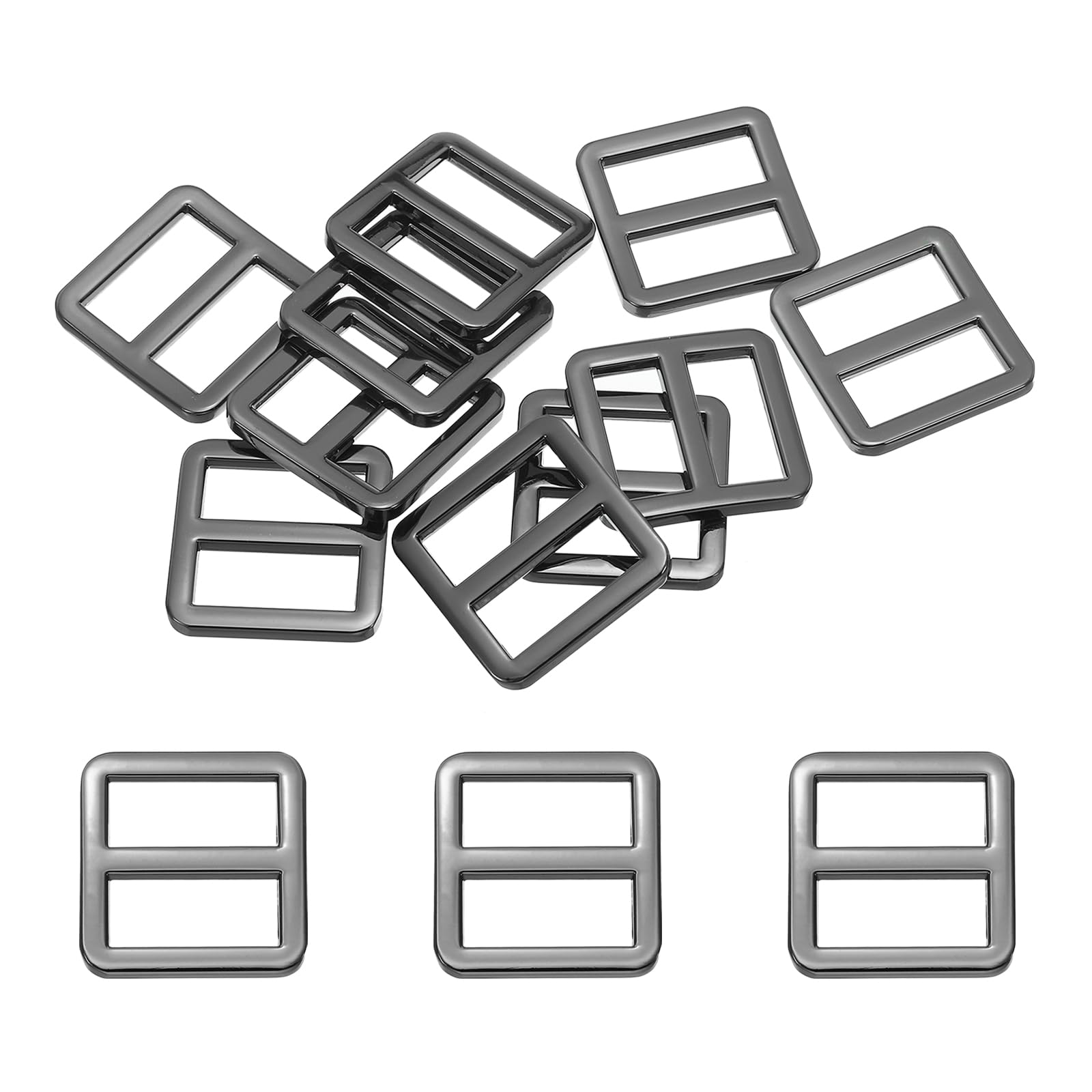 PATIKIL Flat Metal Slide Buckle 1.5 Inch / 38mm