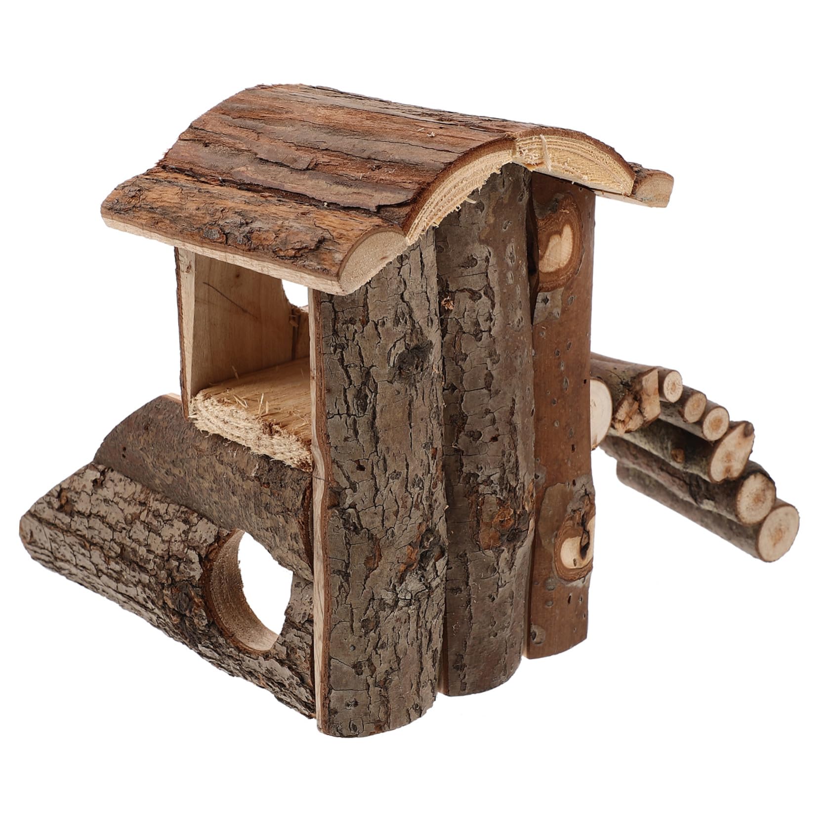 Mobestech Hamsternest Holz Burgform für Hamster und Chinchillas, Kreativ