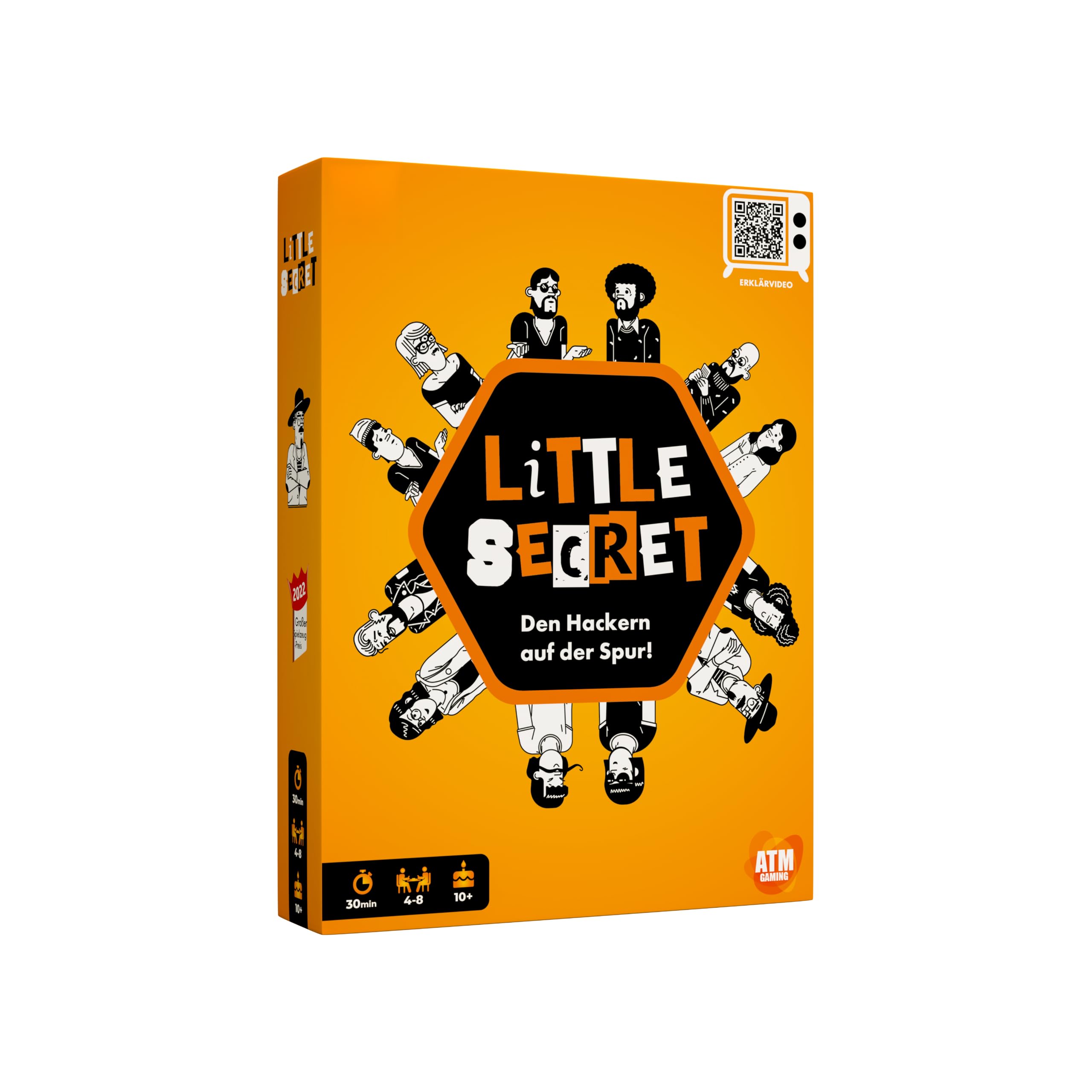 Dreister Little Secret - Das Imposter Spiel - Den Hackern auf der Spur - Kartenspiel für Jugendliche und Erwachsene - Spiel der Wortassoziationen und des Bluffs - 4-9 Spieler - Familienspiel