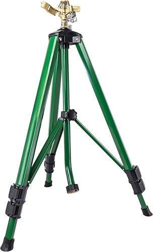 Tripod Brass Impact Sprinkler, Adjustable Height - 58308