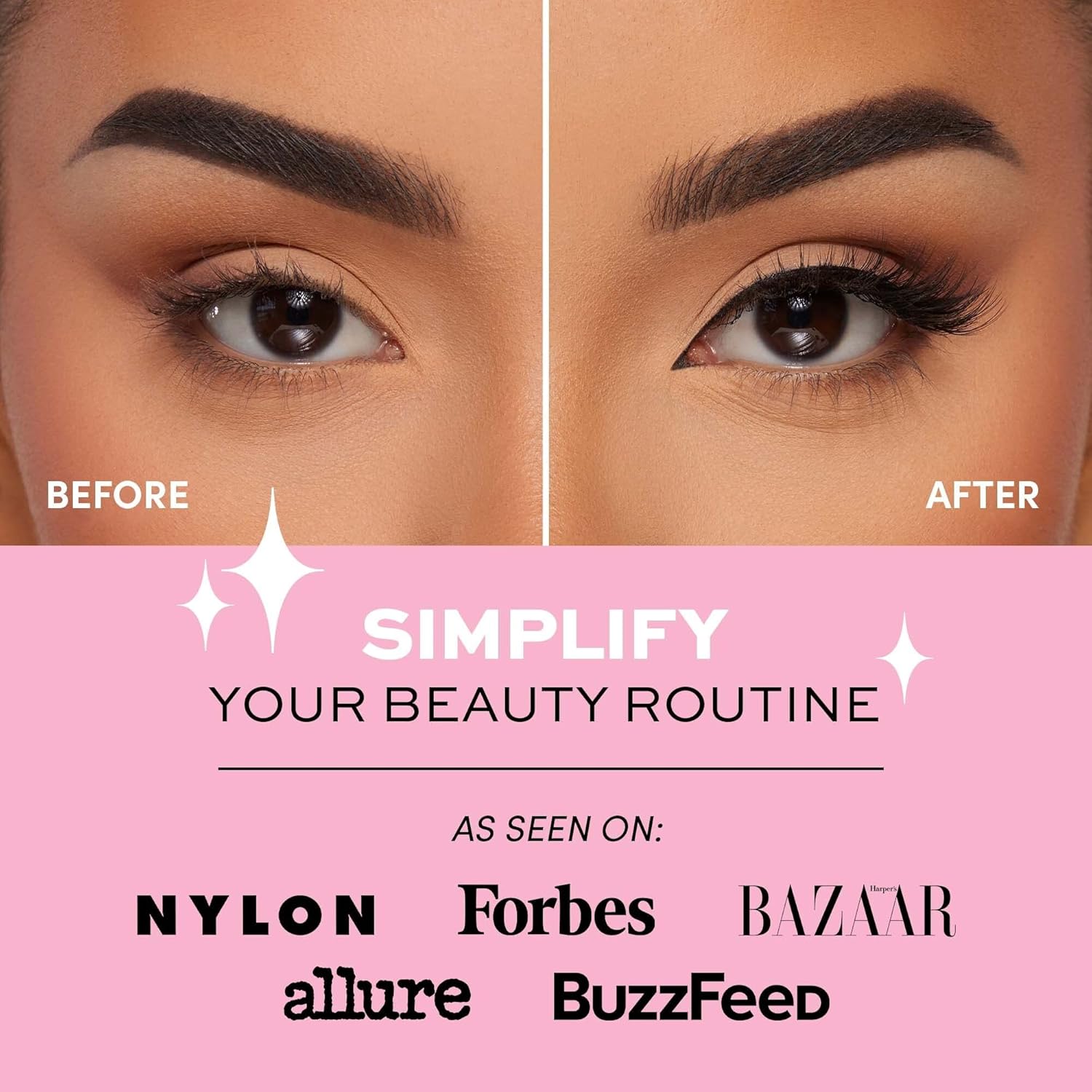 Glamnetic Magnetic Eyelashes - Venus | Short Magnetic Lashes, 60 Wears Reusable High Volume Faux Mink Lashes, Cat Eye, 3D Natural Look - 1 Pair