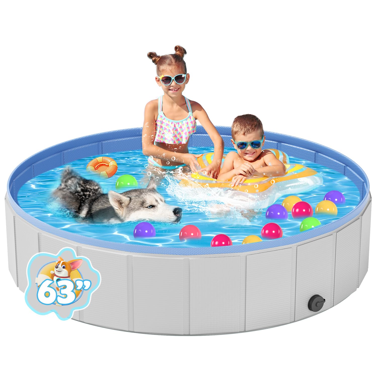 YSJILIDE Portable Dog Pool