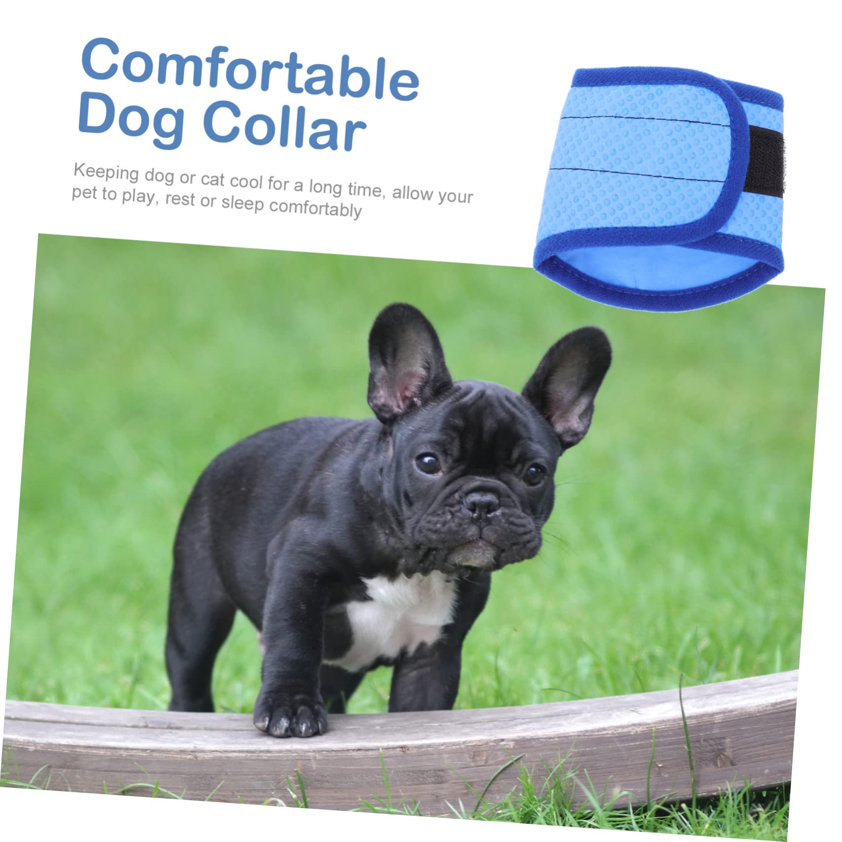 Kisangel 4stücke Kühlendes Hundehalsband Aus Atmungsaktivem Material Accessoire Für Sommerpartys Und Outdoor-aktivitäten Mit Innovativer Kältetechnologie Für Sofortige Abkühlung