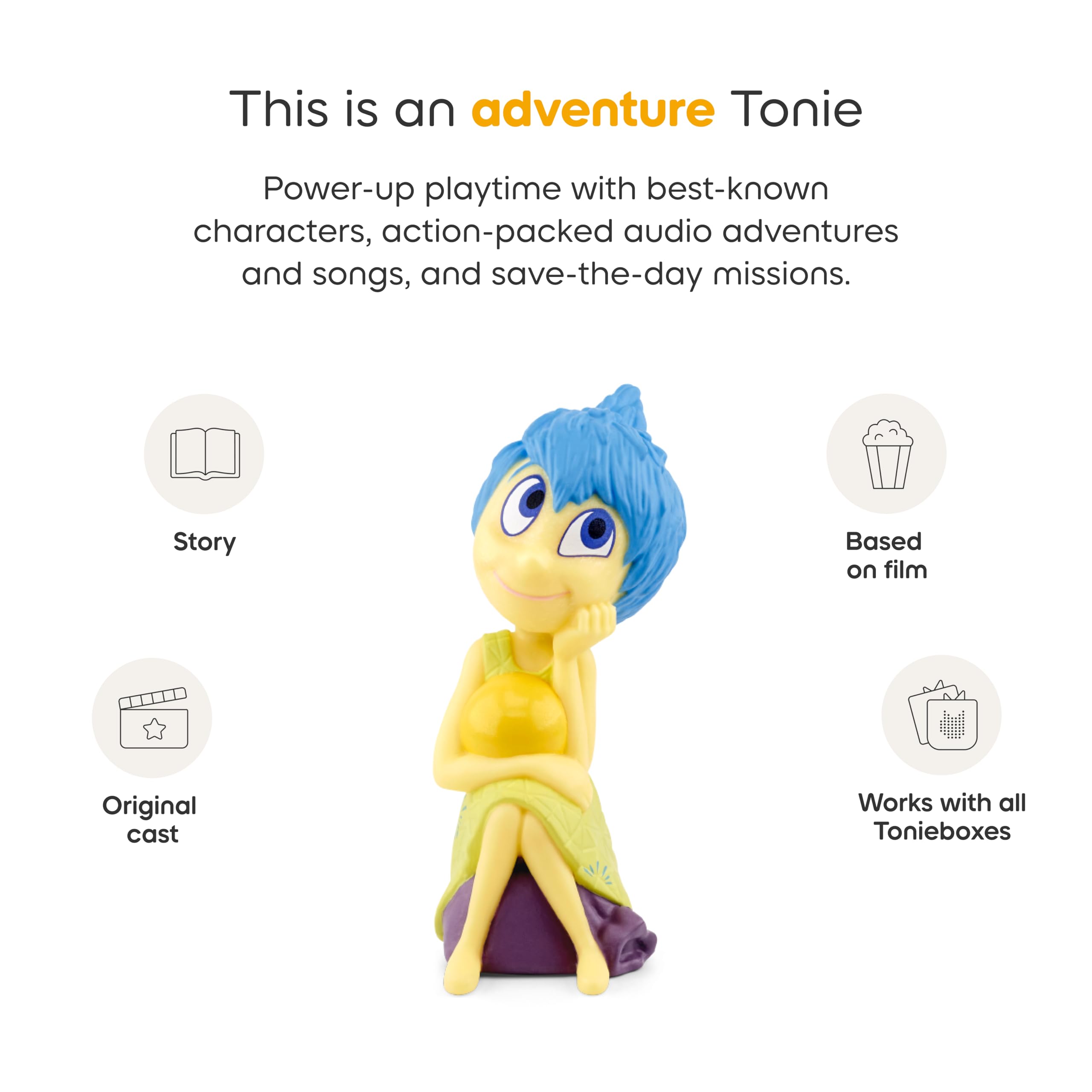 Tonies Joy Audio zabawka figurka Disneya i Pixar's Inside Out & Inside Out 2