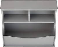 Vista 4 de Yaxa Basics Estantería multifuncional de 3 estantes para niños y organizador de almacenamiento de juguetes para habitación de niños, dormitorio