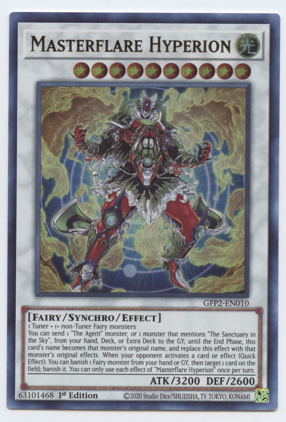 Masterflare Hyperion - GFP2-EN010 - Ultra Rare - 1st Edition