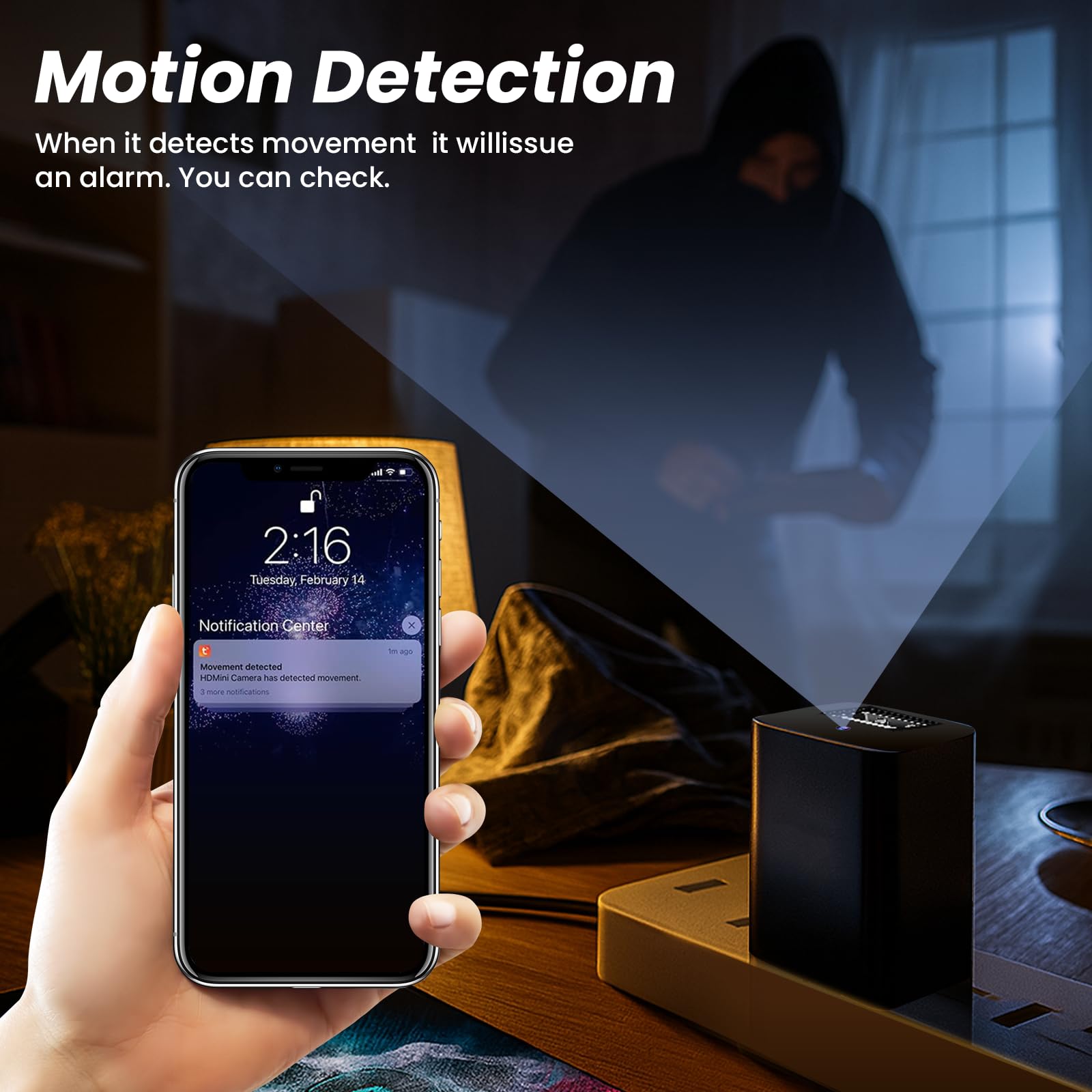 Cámara oculta 1080P WiFi cargador USB cámara espía cámara – Cámara de niñera con visión nocturna y detección de movimiento, cámara de seguridad inalámbrica pequeña interior para el hogar/bebé