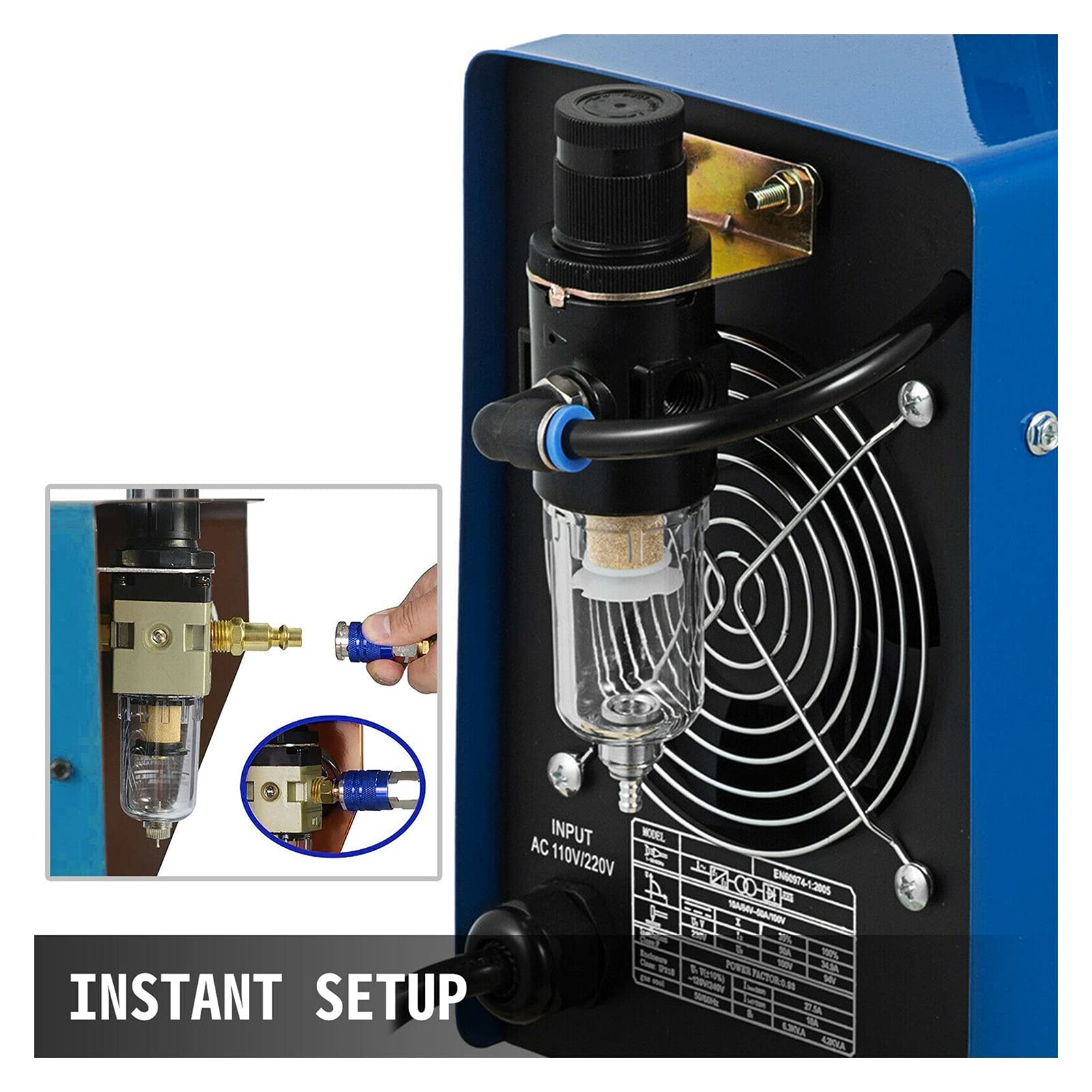 CUT50 50AMP CORTADOR DE PLASMA HF Inversor Digital Plasma Plasma Máquina de corte de soldadura IGBT MÁQUINA DE SOLDADURA DIGITAL Maquinaria y equipamiento