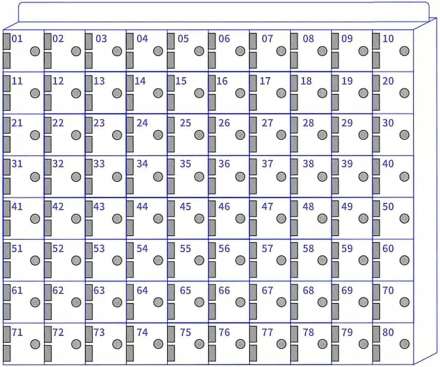 Cell Phone Lockers with Key Perfect for Office Classroom Gym - Storage Solution for Secure nization and Easy Access