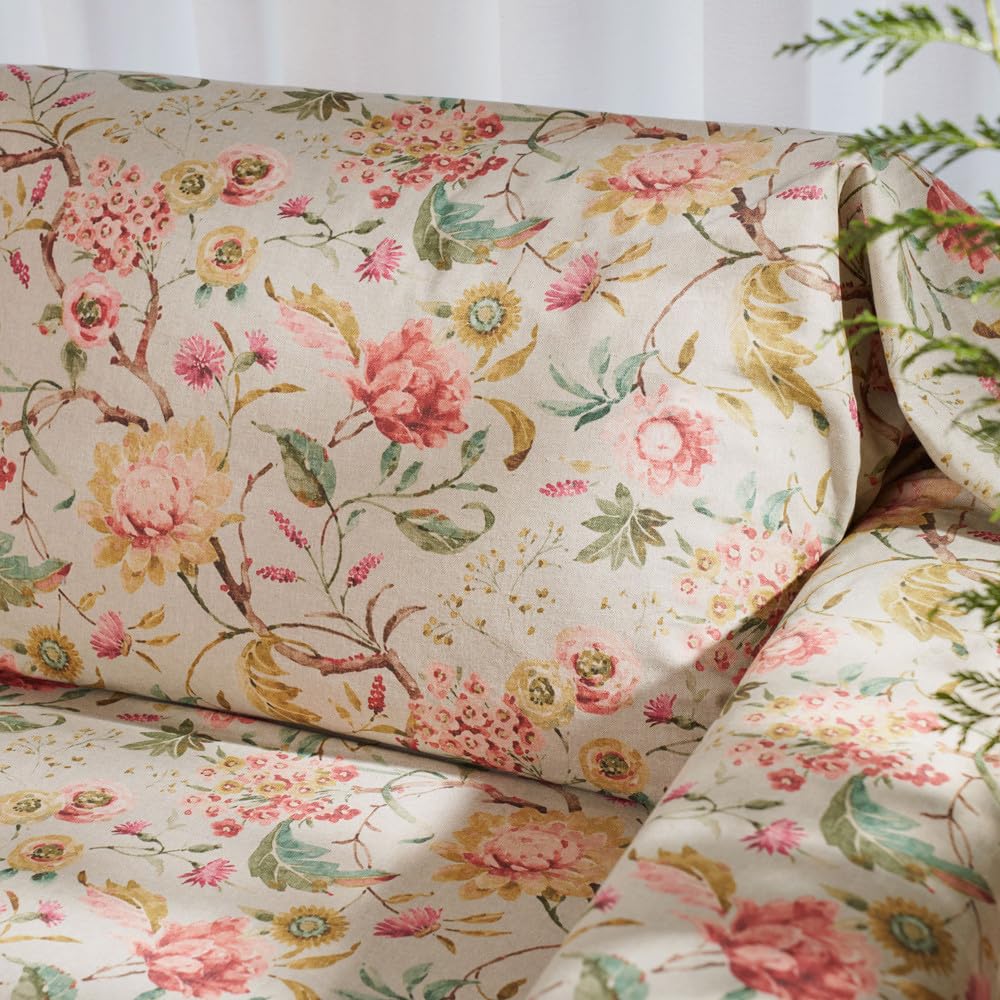 LA MALLORQUINA - Colcha Entretiempo - Casandra (Azul- Cama 135 cm - 230x260cm) Mezcla de Algodón. Ideal para la Cama o como para Cubrir el sofá
