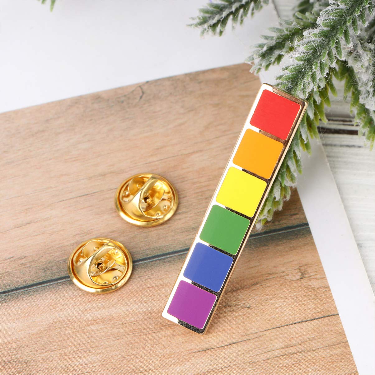 GALPADA 3stücke Lgbt Rainbow Brooch Delikate Regenbogen Brosche Für Gay Und Lesbian Anstecknadel Für Kleidung Und Accessoires Für Pride Events Und Tägliches Tragen