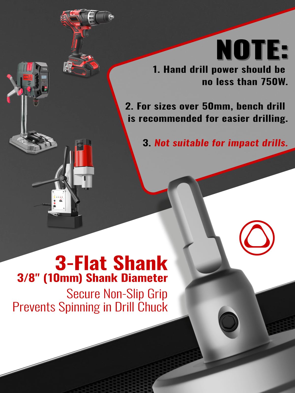 Carbide Hole Saw for Stainless Steel - 1 Inch -5