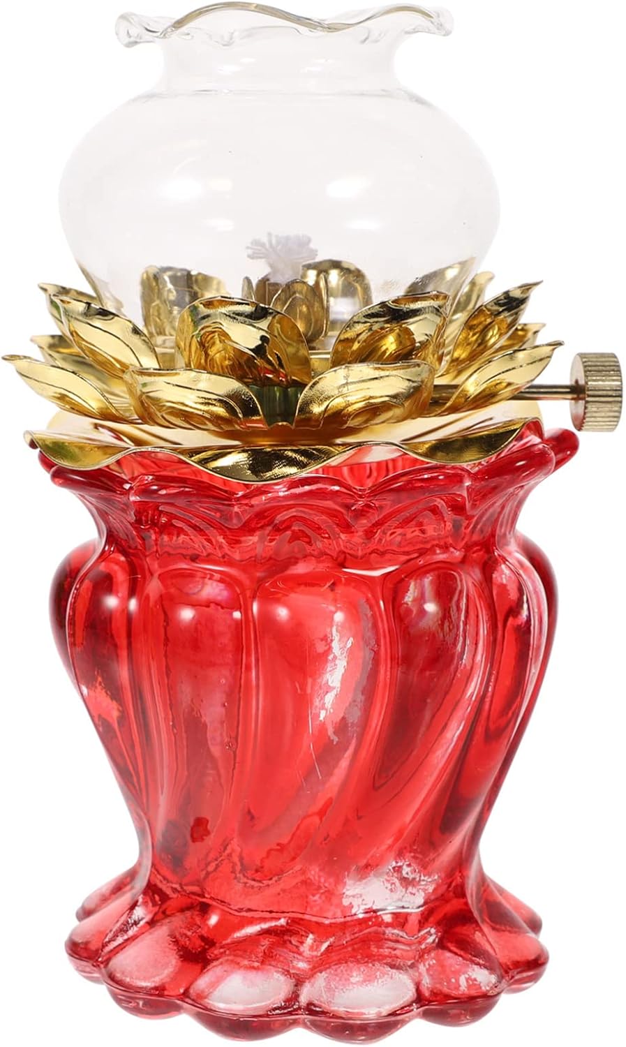 Uonlytech Oil Lamp Chimney Glass Kerosene Lamp Vintage