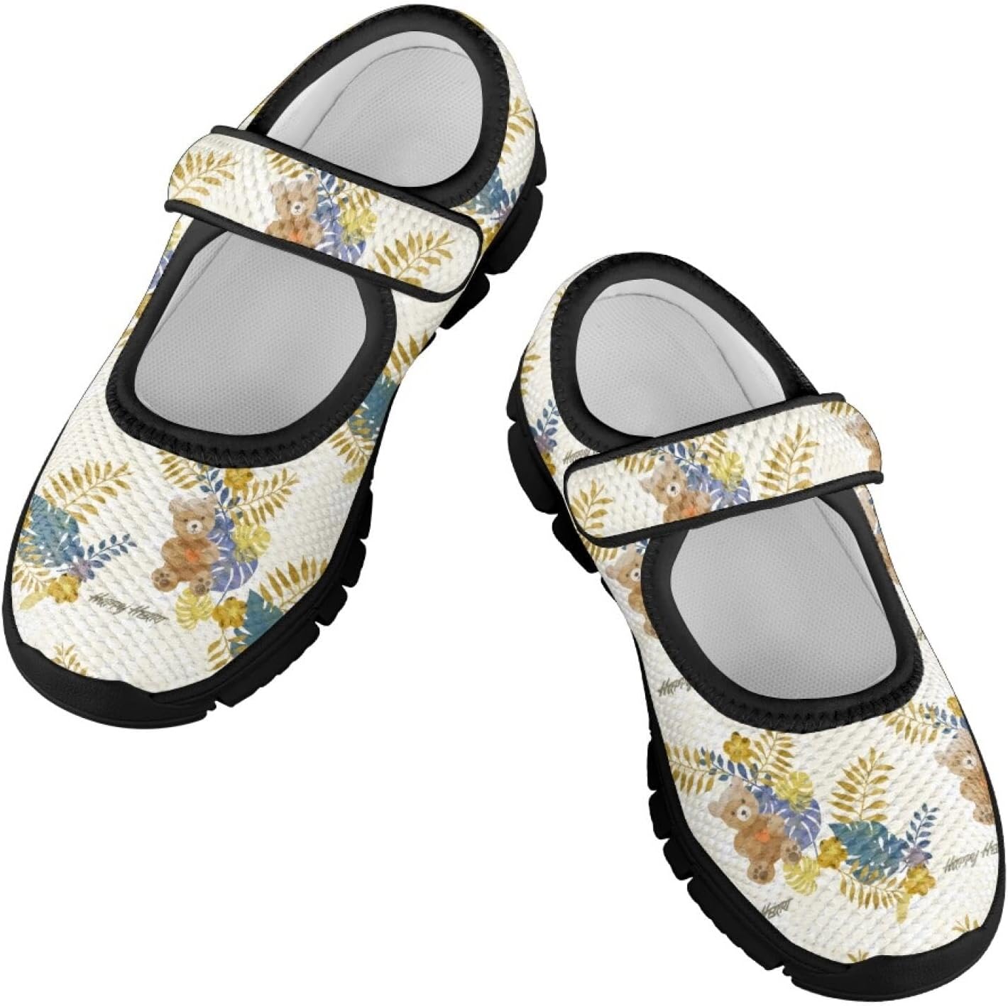 Shoes for Kids Girls with Hook Loop School Walking Shoes Slip-On Barefoot Cute Graphic Safe Walking Soft and Flexible Casual Daily Outdoor Footwear Sandals 2025
