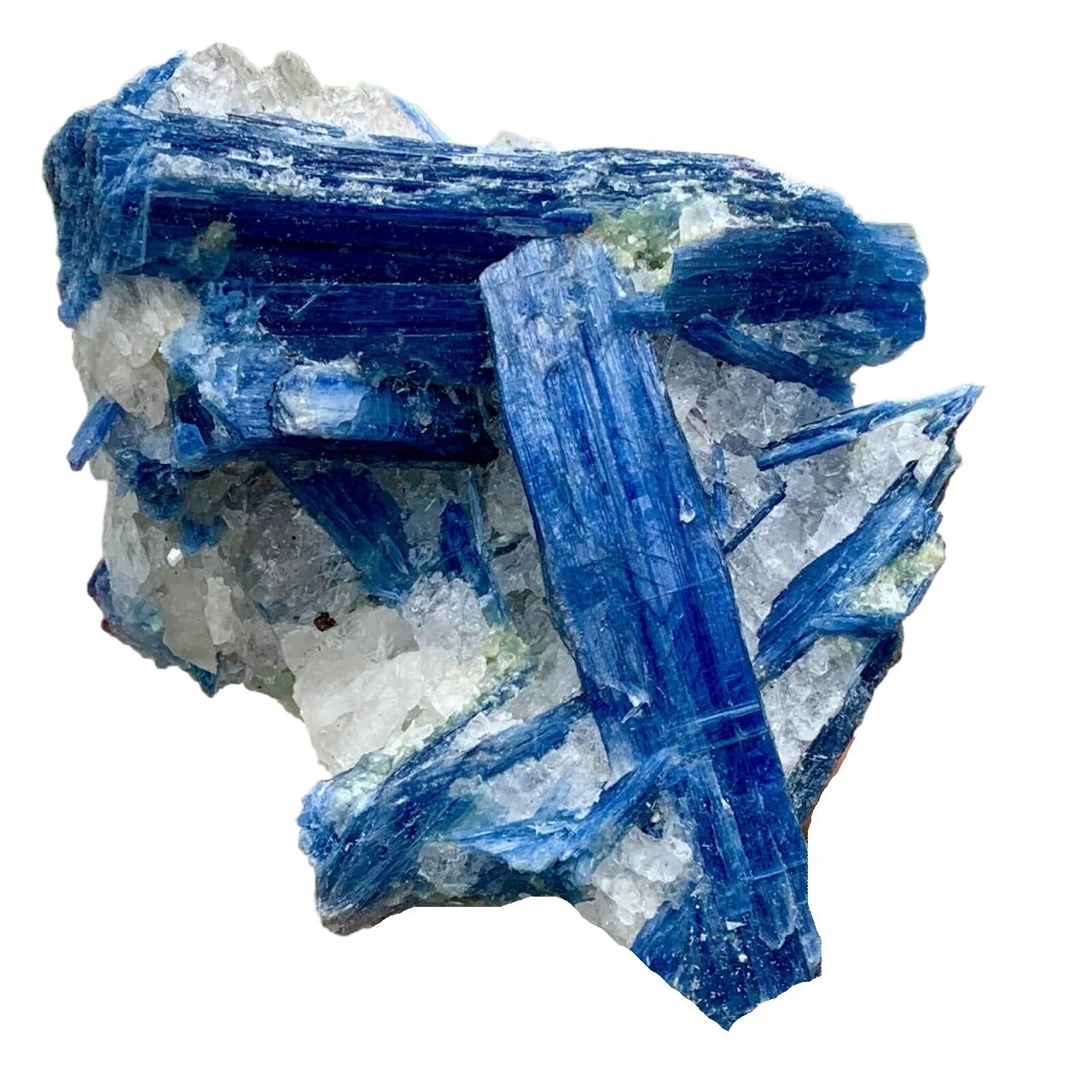 AARTERZZA 1pc 150-200g Blue with Quartz Crystal Rough