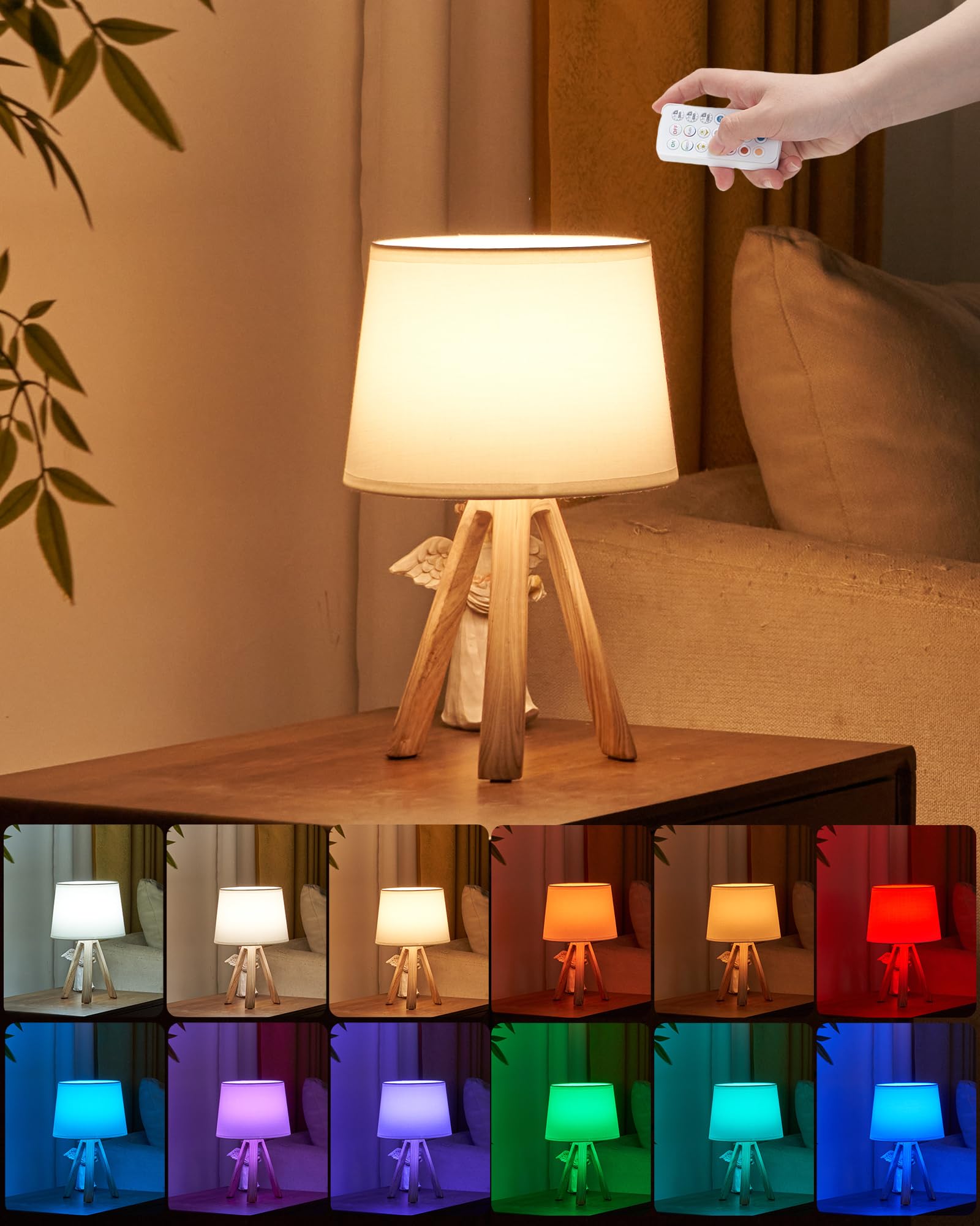 Lampada da tavolo a LED senza fili, piccola batteria ricaricabile