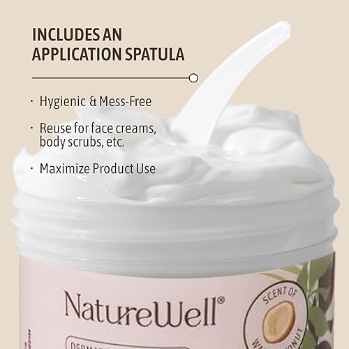 Miniatura 7 de NATURE WELL Hydrate & Soften Coconut Oil Moisturizing Cream for Face, Body, & Hands, Non-Greasy, Intense Hydration & Luxurious Feel, Revives Dry &
